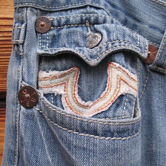 Vintage True Religion Mens Joey Super T Jeans 40 X 32 - Picture 5 of 14